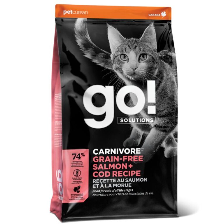 גו סולושן קרניבור סלמון וקוד ללא דגנים לחתול