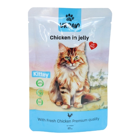 אורבן פאוץ קיטן עוף בג'לי