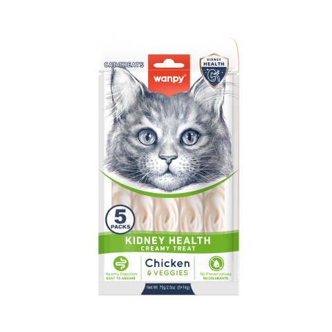 ליקוקי וונפי לכליות עוף וירקות 70 גרם