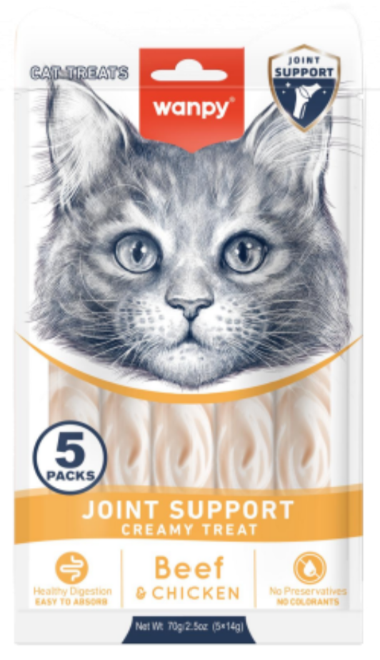 ליקוקי וונפי למפרקים בקר ועוף 70 גרם