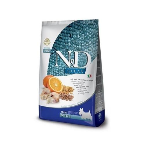 ND אדולט מיני אושן קוד|דגנים|תפוז 2.5 ק"ג