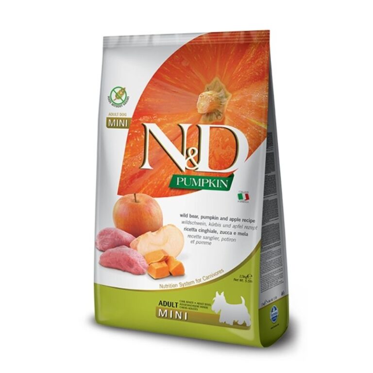 ND אדולט מיני חזיר ודלעת ללא דגנים 2.5 ק"ג