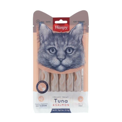 וונפי ליקוק חתול טונה סלמון