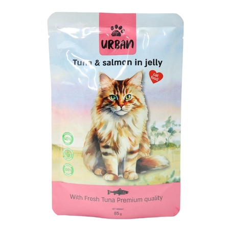 אורבן פאוץ טונה וסלמון בג'לי