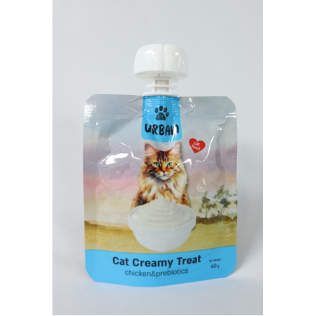 אורבן מעדן קרמי לחתול על בסיס עוף ופרוביוטיקה