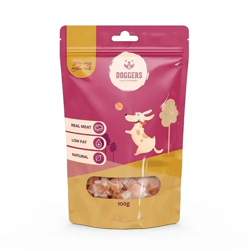 דוגרס חטיף נגיסי ברווז ושברי בוטנים 100 גרם