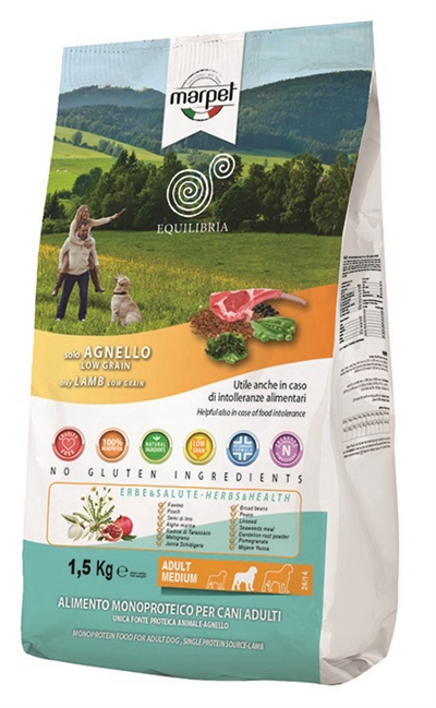 אקוליבריה אדולט מדיום כבש 12 ק"ג