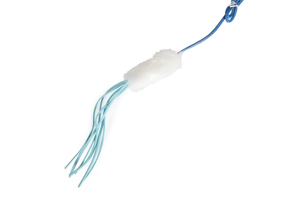 קמון חכת דמוי עור כחולה