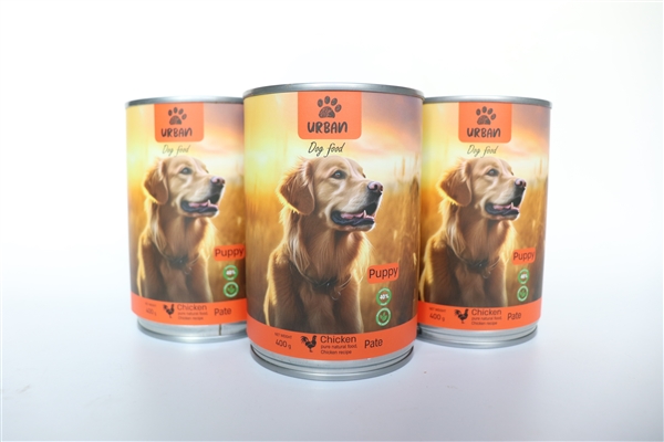 אורבן פטה עוף לגורי כלבים 400 גרם