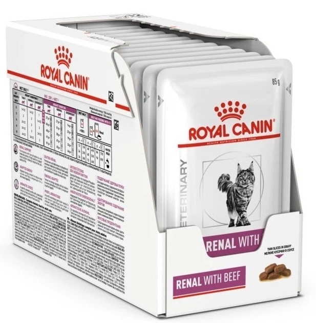 רויאל קנין פאוץ רינאל בקר חתיכות ברוטב לחתול