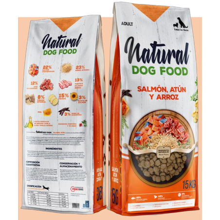 נטורל אדולט סלמון וטונה 4 ק"ג