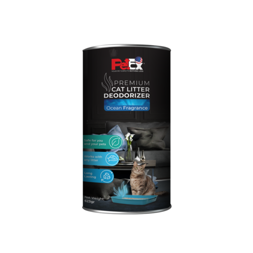 פטקס מנדף ריחות לארגז החול בניחוח ים 623 גרם