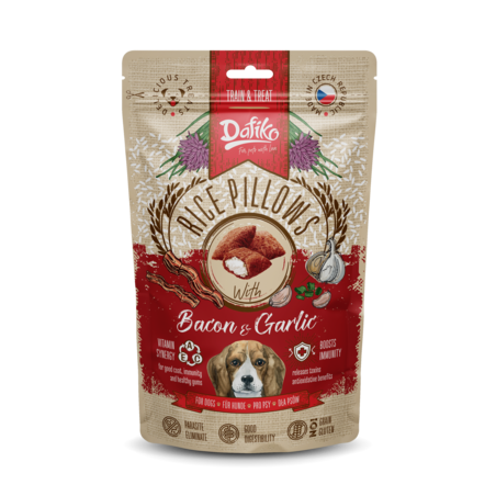 דפיקו חטיף כריות במילוי בייקון ושום 80 גרם