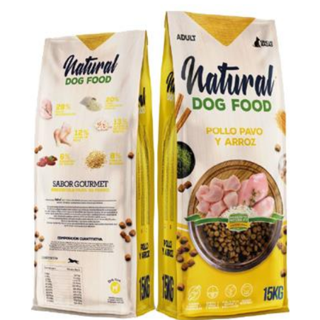 נטורל אדולט מדיום עוף לכלב 4 ק"ג