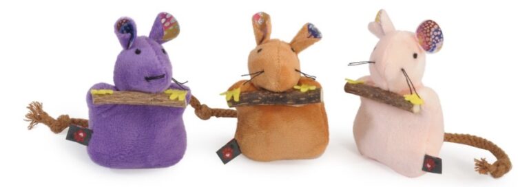 קמון צעצוע לחתול עכבר מקל מטאטאבי