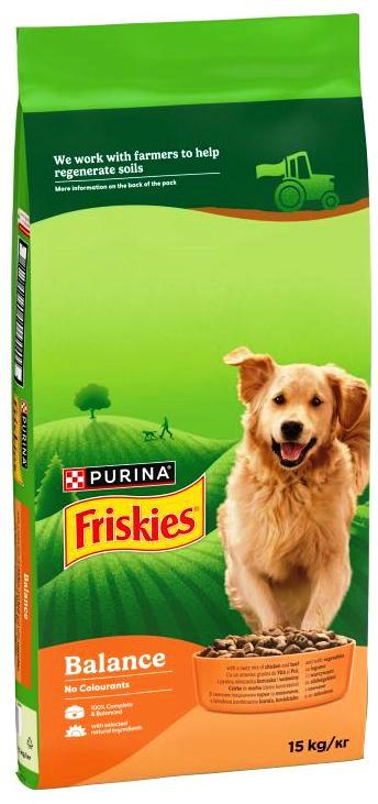 פריסקיז באלנס עוף ובקר לכלב 15 ק"ג