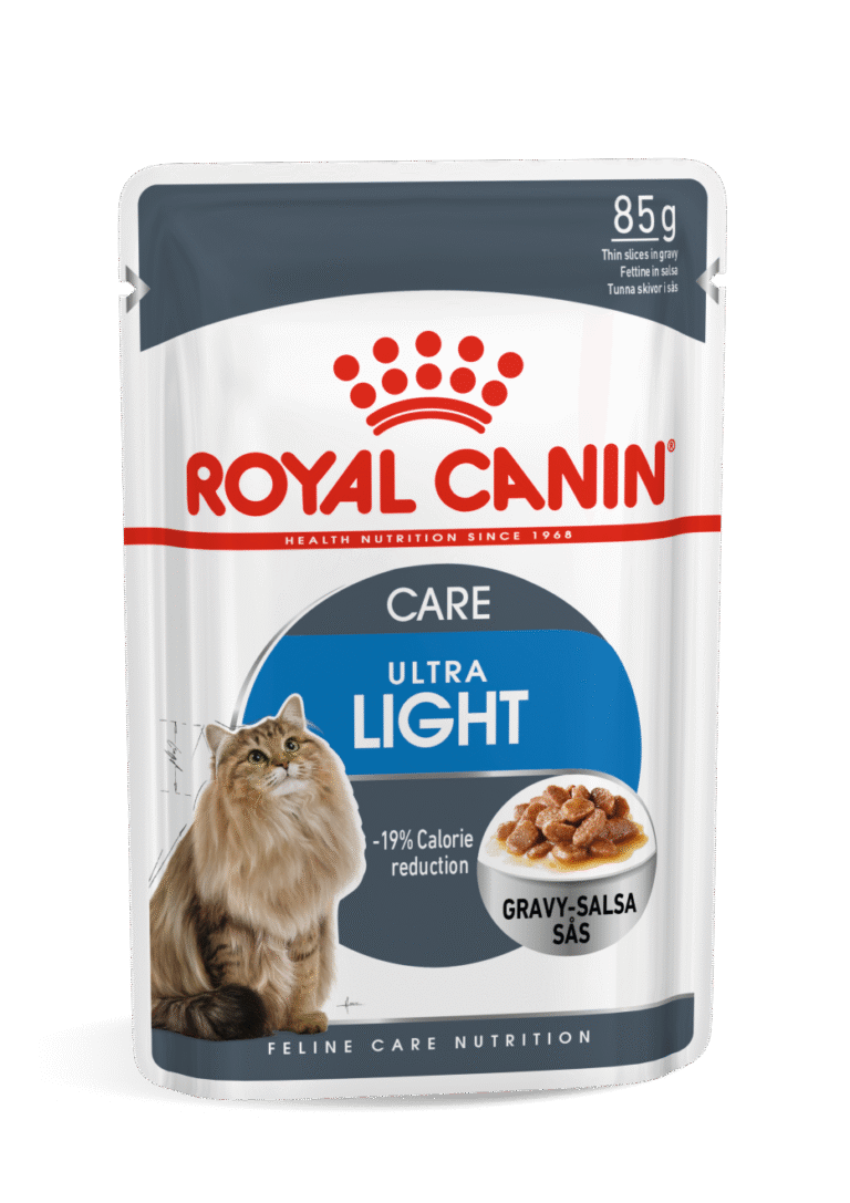 רויאל קנין פאוץ לייט קייר חתיכות ברוטב לחתול 85 גרם