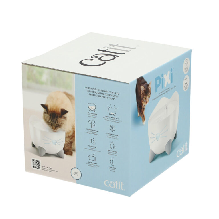 פיקסי מזרקת מים לבנה 2.5 ליטר