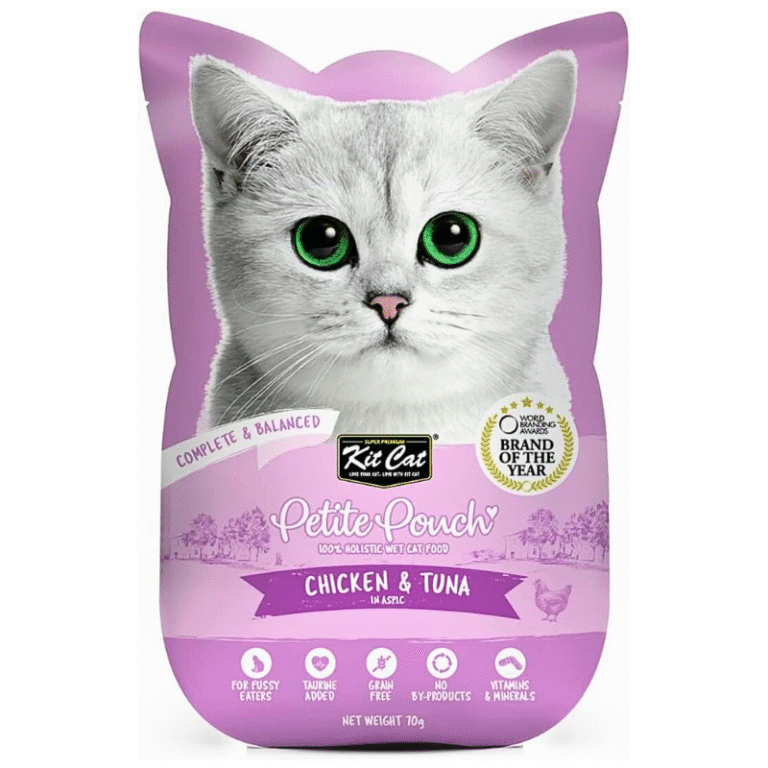 קיטקט פאוץ עוף וטונה בג'לי