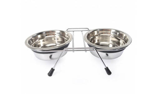 קמון סט קערות נירוסטה עם גומי 1600 מ"ל