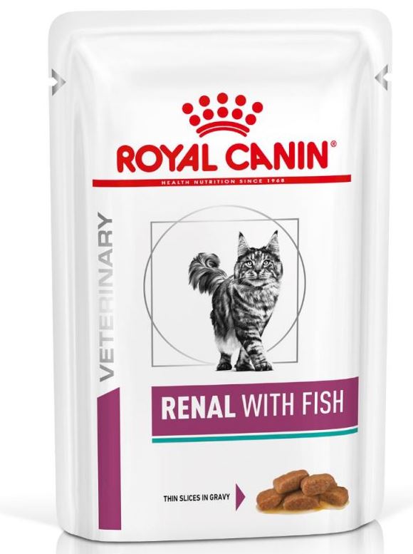 רויאל קנין פאוץ רינאל דגים חתיכות ברוטב לחתול