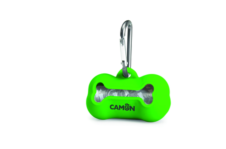 קמון מחזיק שקיות סיליקון ירוק