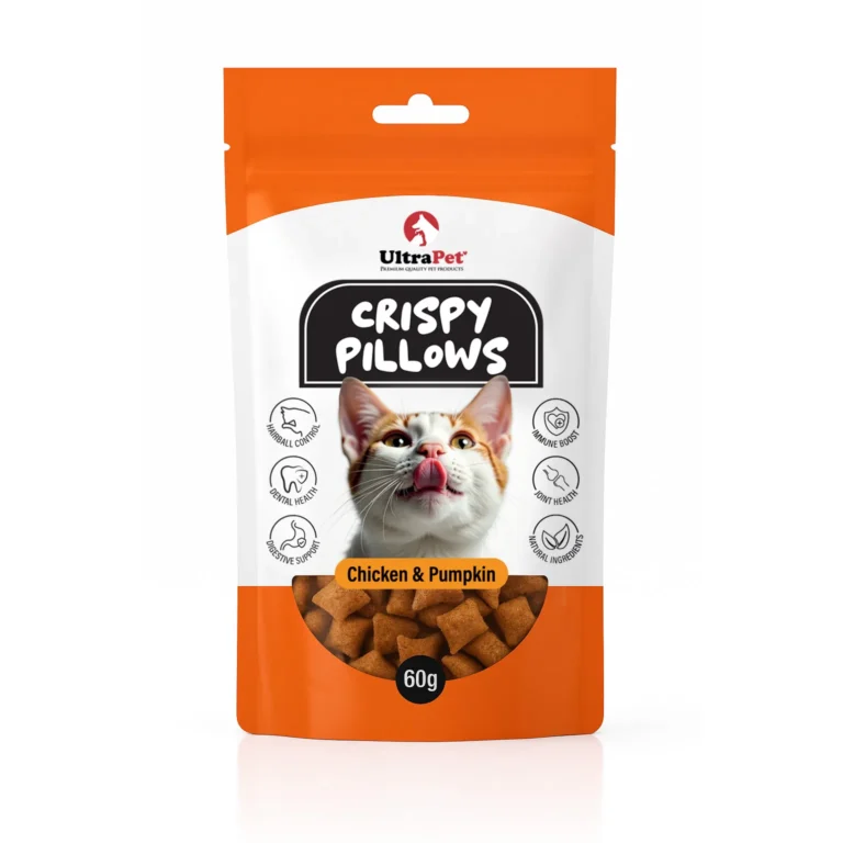 אולטרה פט חטיף כריות לחתול עוף ודלעת