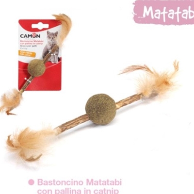 קמון מקל מטאטאבי עם כדור קטניפ