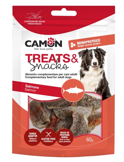 קמון חטיף מונו סלמון רביולי 60 גרם