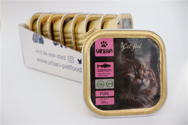 אורבן שימור פטה סלמון לחתול 100 גרם