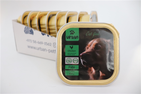 אורבן פטה עוף לכלב 100גרם