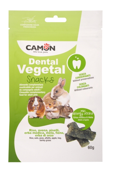 קמון חטיף דנטלי אספסת ותפוח למכרסמים