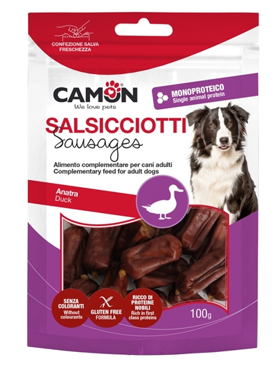 קמון חטיף מונו נקניקיות ברווז 100 גרם