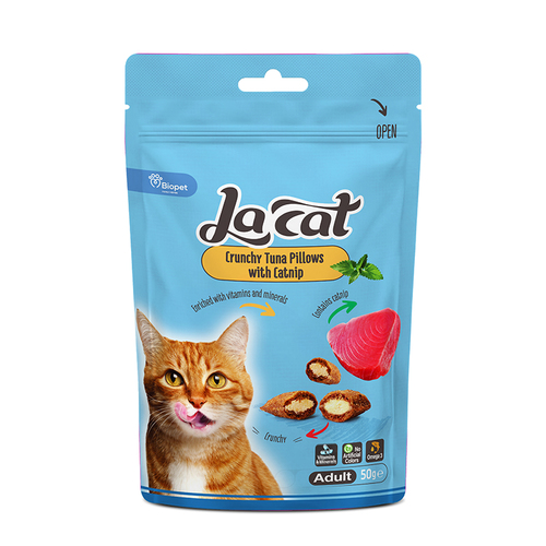 חטיף לה קט כריות טונה עם קטניפ 50 גרם