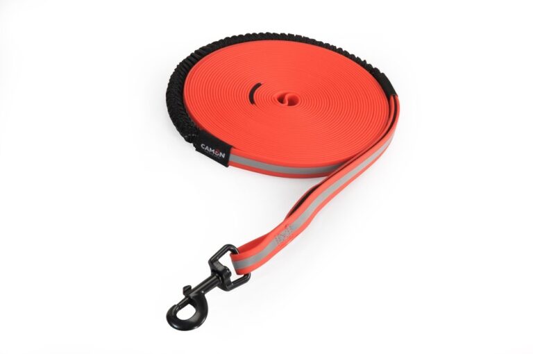 קמון רצועת אילוף מחזיר אור אדום 15 מטר