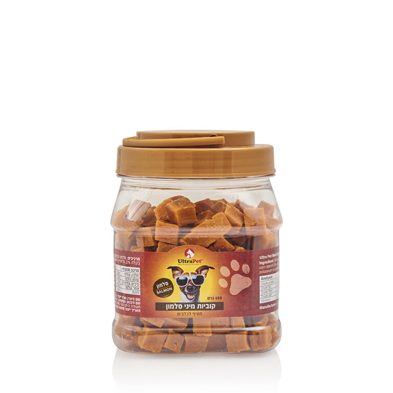 אולטרה פט קוביות מיני סלמון 400 גרם