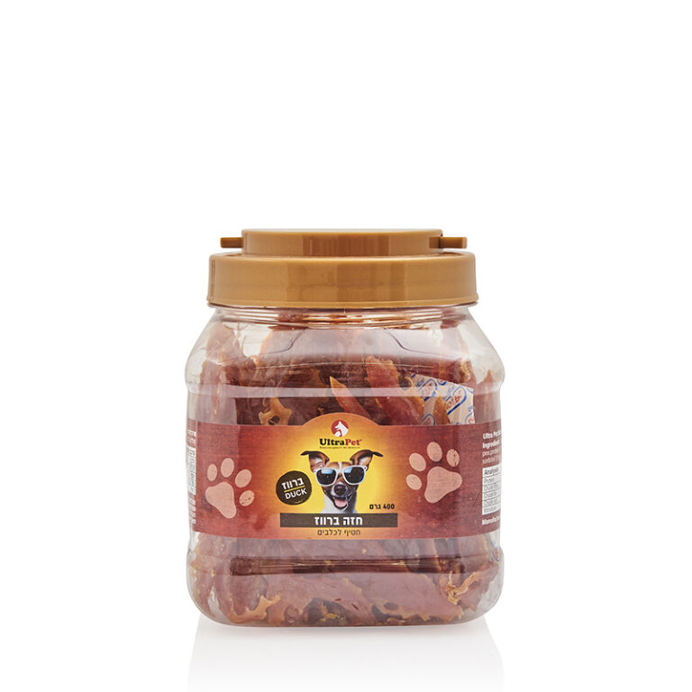 אולטרה פט חטיף חזה ברווז 400 גרם