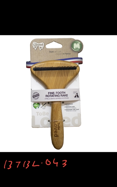 טוביאלבד מסרק עץ מגרפה פינים מסתובבים