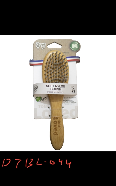 קמון מברשת ניילון רכה עץ