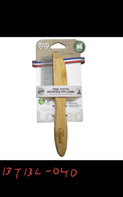 טובילאבד מסרק עץ מתיר קשרים פינים מסתובבים 31 שיני