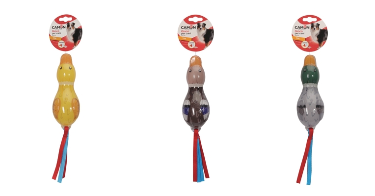 קמון צעצוע ברווז מצפצף עם זנב חוטים