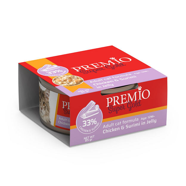 פרמיו גולד עוף וסורימי בג'לי