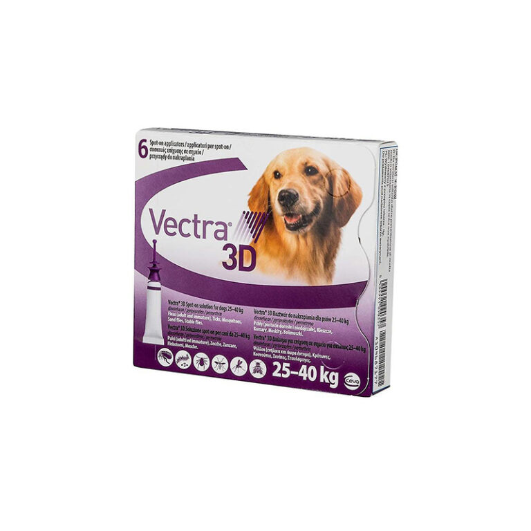 ווקטרה 3D אמפולות לכלב 25-40 ק''ג
